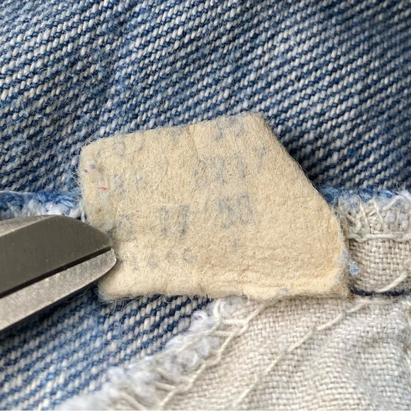 VTG 70s Levi’s Big E Orange Tab Bell Bottom Jeans Men’s 32x29 Distressed - Picture 9 of 13